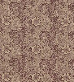 Marigold Fabric by Morris & co Brick/Manilla Marigold Fabric by Morris & co Brick/Manilla