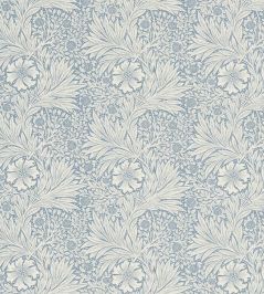 Marigold Fabric by Morris & co China Blue/Ivory Marigold Fabric by Morris & co China Blue/Ivory