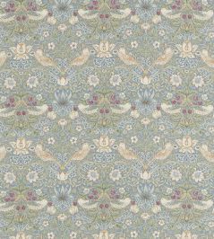 Strawberry Thief Fabric by Morris & co Slate/Vellum Strawberry Thief Fabric by Morris & co Slate/Vellum