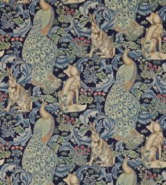 Forest Fabric by Morris & Co Indigo Forest Fabric by Morris & Co Indigo