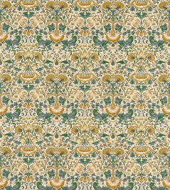 Lodden Fabric by Morris & Co Manilla/Bayleaf Lodden Fabric by Morris & Co Manilla/Bayleaf