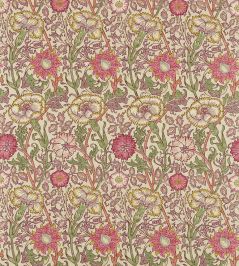 Pink & Rose Fabric by Morris & Co Manilla/Wine Pink & Rose Fabric by Morris & Co Manilla/Wine