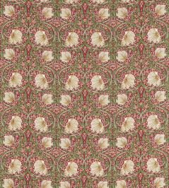 Pimpernel Fabric by Morris & Co Red/Thyme Pimpernel Fabric by Morris & Co Red/Thyme