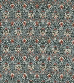 Snakeshead Fabric by Morris & Co Thistle/Russet Snakeshead Fabric by Morris & Co Thistle/Russet