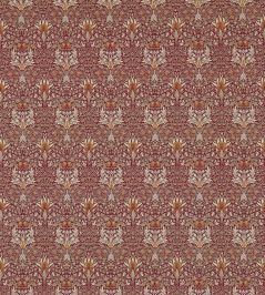 Snakeshead Fabric by Morris & Co Claret/Gold Snakeshead Fabric by Morris & Co Claret/Gold