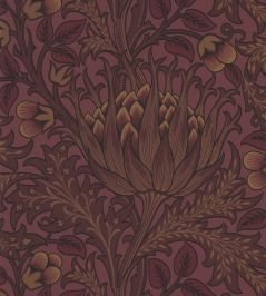 Artichoke Wallpaper by Morris & Co Wine Artichoke Wallpaper by Morris & Co Wine