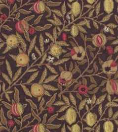 Fruit Wallpaper by Morris & Co Wine/Manilla Fruit Wallpaper by Morris & Co Wine/Manilla