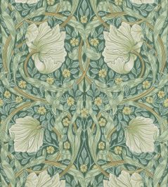 Pimpernel Wallpaper by Morris & Co Privet/Slate Pimpernel Wallpaper by Morris & Co Privet/Slate
