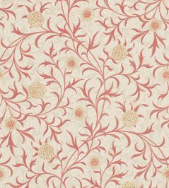 Scroll Wallpaper by Morris & Co Light Brick/Buff Scroll Wallpaper by Morris & Co Light Brick/Buff