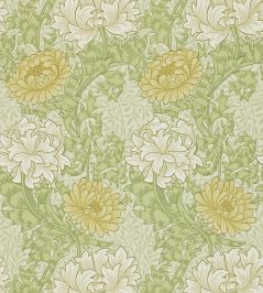 Chrysanthemum Wallpaper by Morris & Co Pale Olive Chrysanthemum Wallpaper by Morris & Co Pale Olive
