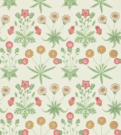 Daisy Wallpaper by Morris & Co Willow/Pink Daisy Wallpaper by Morris & Co Willow/Pink