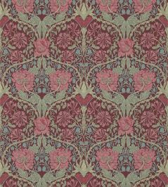 Honeysuckle & Tulip Wallpaper by Morris & Co Burgundy/Sage Honeysuckle & Tulip Wallpaper by Morris & Co Burgundy/Sage