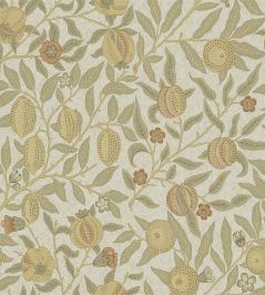 Fruit Fabric by Morris & Co Parchment/Bayleaf Fruit Fabric by Morris & Co Parchment/Bayleaf