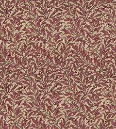 Willow Bough Fabric by Morris & Co Crimson/Manilla Willow Bough Fabric by Morris & Co Crimson/Manilla