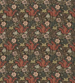 Compton Fabric by Morris & Co Terracotta/Multi Compton Fabric by Morris & Co Terracotta/Multi