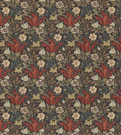 Compton Fabric by Morris & Co Faded Terracotta/Multi Compton Fabric by Morris & Co Faded Terracotta/Multi