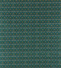 Eye Bright Fabric by Morris & Co Teal Eye Bright Fabric by Morris & Co Teal