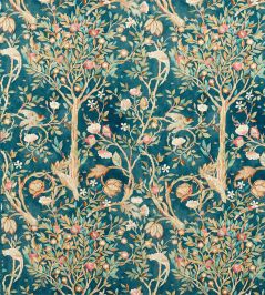 Melsetter Fabric by Morris & Co Indigo Melsetter Fabric by Morris & Co Indigo