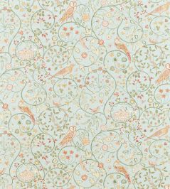 Newill Fabric by Morris & Co Grey Blue Newill Fabric by Morris & Co Grey Blue