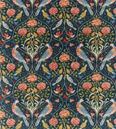 Seasons By May Fabric by Morris & Co Indigo Seasons By May Fabric by Morris & Co Indigo