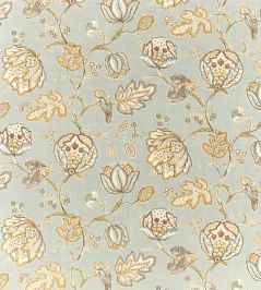 Theodosia Fabric by Morris & Co Grey Theodosia Fabric by Morris & Co Grey