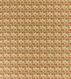 Wardle Embroidery Fabric by Morris & Co Olive / Black Wardle Embroidery Fabric by Morris & Co Olive / Black