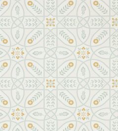 Brophy Trellis Wallpaper by Morris & Co Ivory Sage Brophy Trellis Wallpaper by Morris & Co Ivory Sage