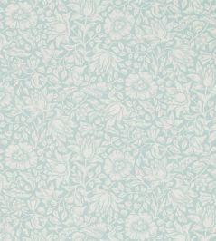Mallow Wallpaper by Morris & Co Chalk Duck Egg Mallow Wallpaper by Morris & Co Chalk Duck Egg