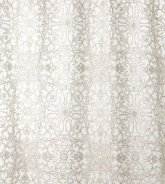 Pure Net Ceiling Embroidery Fabric by Morris & Co Paper White Pure Net Ceiling Embroidery Fabric by Morris & Co Paper White