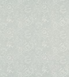 Pure Poppy Embroidery Fabric by Morris & Co Wild Mint Pure Poppy Embroidery Fabric by Morris & Co Wild Mint