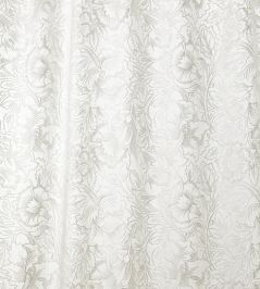 Pure Poppy Embroidery Fabric by Morris & Co Paper White Pure Poppy Embroidery Fabric by Morris & Co Paper White