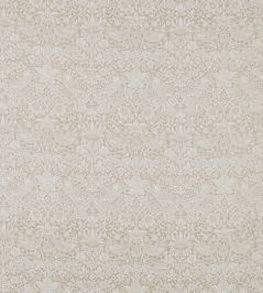 Pure Strawberry Thief Fabric by Morris & Co Flax Pure Strawberry Thief Fabric by Morris & Co Flax
