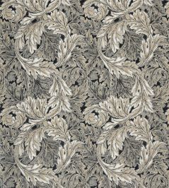 Pure Acanthus Weave Fabric by Morris & Co Black Ink Pure Acanthus Weave Fabric by Morris & Co Black Ink