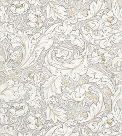 Pure Bachelors Button Fabric by Morris & Co Horned Poppy Grey Pure Bachelors Button Fabric by Morris & Co Horned Poppy Grey