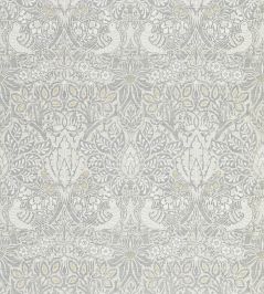 Pure Dove & Rose Wallpaper by Morris & Co Cloud Grey Pure Dove & Rose Wallpaper by Morris & Co Cloud Grey