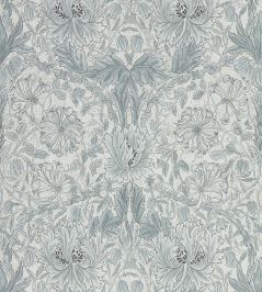 Pure Honeysuckle & Tulip Wallpaper by Morris & Co Cloud Grey Pure Honeysuckle & Tulip Wallpaper by Morris & Co Cloud Grey