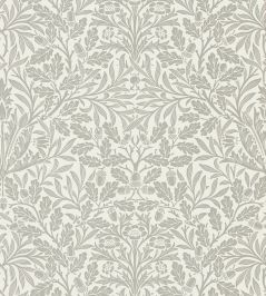 Pure Acorn Wallpaper by Morris & Co Ecru/Pewter Pure Acorn Wallpaper by Morris & Co Ecru/Pewter
