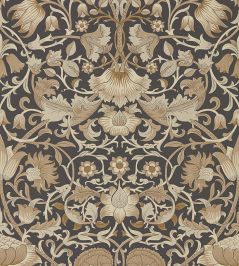 Pure Lodden Wallpaper by Morris & Co Charcoal/Gold Pure Lodden Wallpaper by Morris & Co Charcoal/Gold