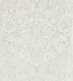 Pure Sunflower Wallpaper by Morris & Co Chalk/Silver Pure Sunflower Wallpaper by Morris & Co Chalk/Silver