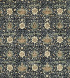 Montreal Velvet Fabric by Morris & Co Indigo/Slate Montreal Velvet Fabric by Morris & Co Indigo/Slate