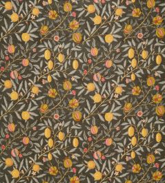 Fruit Velvet Fabric by Morris & Co Walnut/Bullrush Fruit Velvet Fabric by Morris & Co Walnut/Bullrush