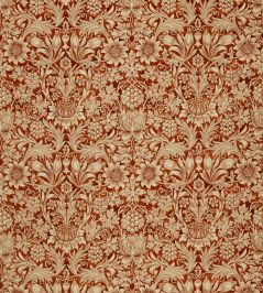 Sunflower Velvet Fabric by Morris & Co Saffron/Vellum Sunflower Velvet Fabric by Morris & Co Saffron/Vellum
