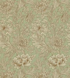 Chrysanthemum Wallpaper by Morris & Co Eggshell/Gold Chrysanthemum Wallpaper by Morris & Co Eggshell/Gold