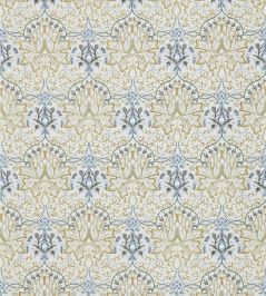 Artichoke Embroidery Fabric by Morris & Co Soft Gold/Cream Artichoke Embroidery Fabric by Morris & Co Soft Gold/Cream