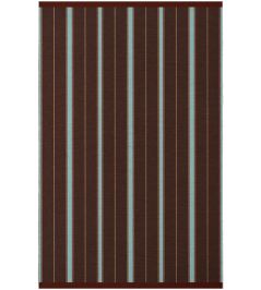 Morrisstudio Racer Stripe Rug by Layered Betty Brown Morrisstudio Racer Stripe Rug by Layered Betty Brown