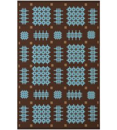 Morrisstudio Ryg Rug by Layered Olwen Blue Morrisstudio Ryg Rug by Layered Olwen Blue