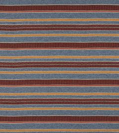 Morro Stripe Fabric by Jane Churchill Red/Blue Morro Stripe Fabric by Jane Churchill Red/Blue