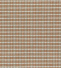 Mosaico Fabric by Casamance Celadon Orange Mosaico Fabric by Casamance Celadon Orange