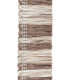 Moss Stripe Fringe 40mm Trimming by Houles 9020 Moss Stripe Fringe 40mm Trimming by Houles 9020
