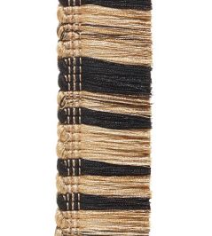 Moss Stripe Fringe 40mm Trimming by Houles 9800 Moss Stripe Fringe 40mm Trimming by Houles 9800